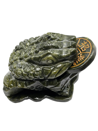 Rana de Jade Verde | Prosperidad y Abundancia