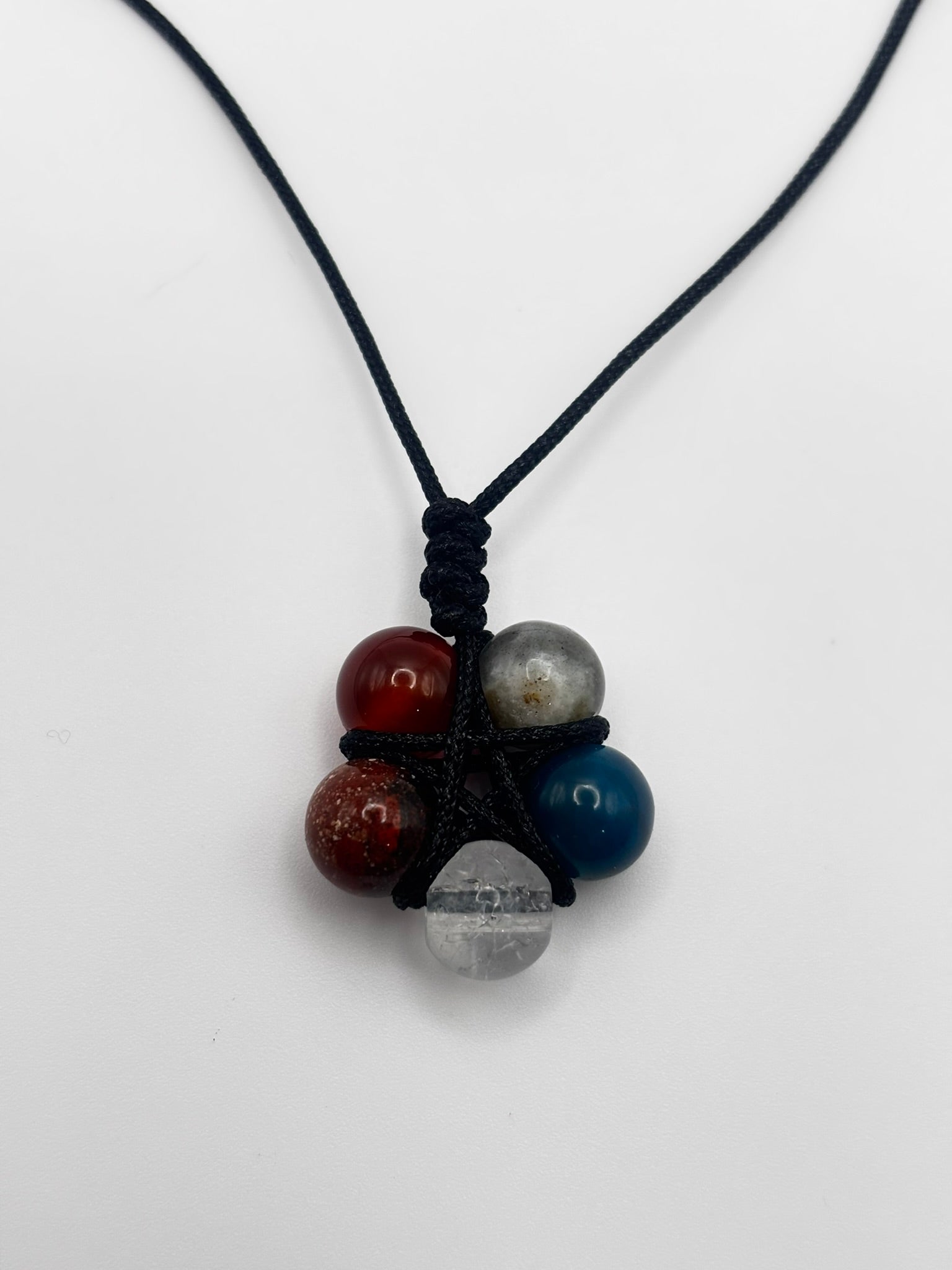 Colgante Pentagrama de 5 Puntas con los Cinco Elementos – Equilibrio Energético, Protección y Péndulo