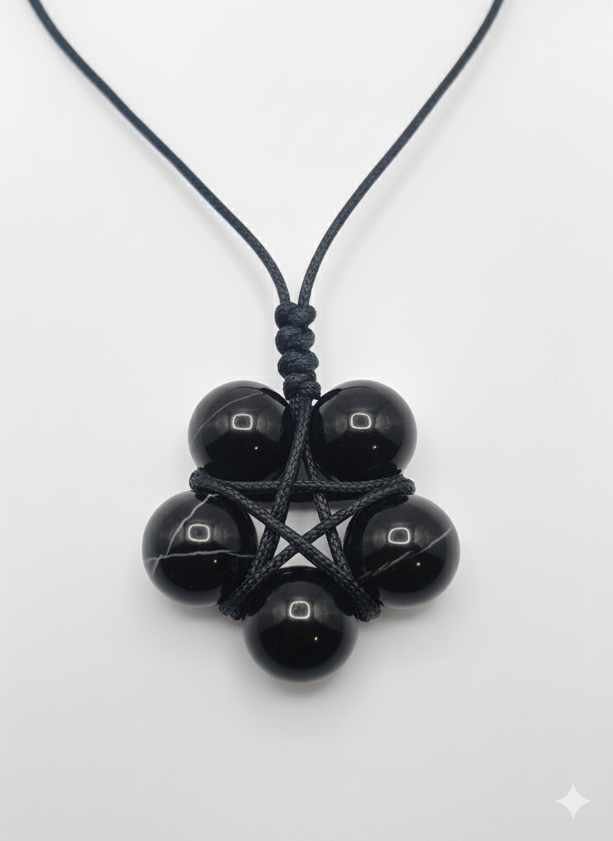 Colgante Pentagrama de 5 Puntas Personalizable – Protección, Equilibrio y Herramienta de Péndulo