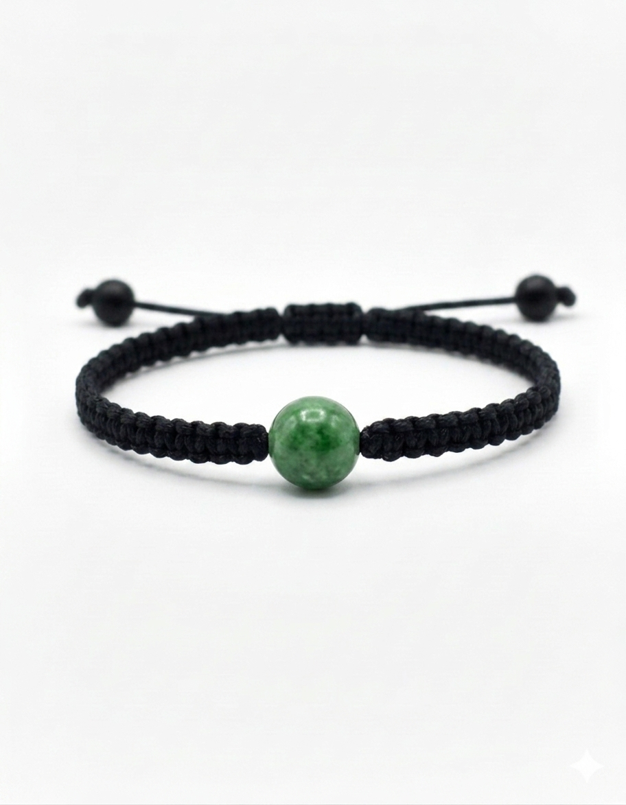 Pulsera Minimalista de una  Piedra Natural 8 mm – Estilo y Energía