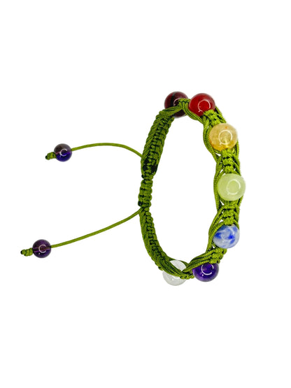 Pulsera 7 Chakras Trenzada | Equilibrio y Energía Positiva