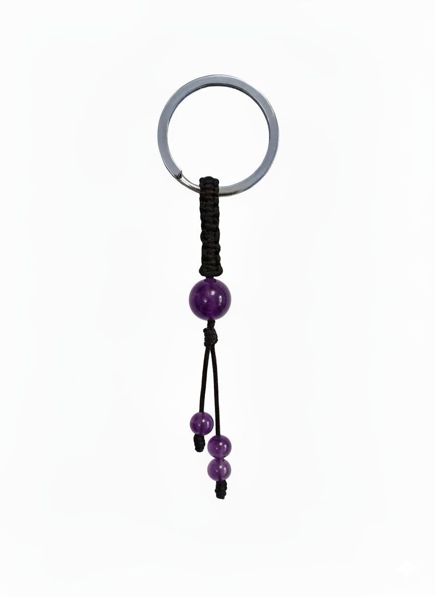 Llavero Minimalista – Piedras Naturales | Energía, Equilibrio y Estilo