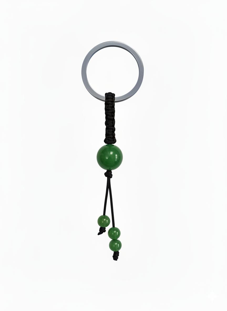 Llavero Artesanal de Piedras Naturales – Energía y Equilibrio Diario