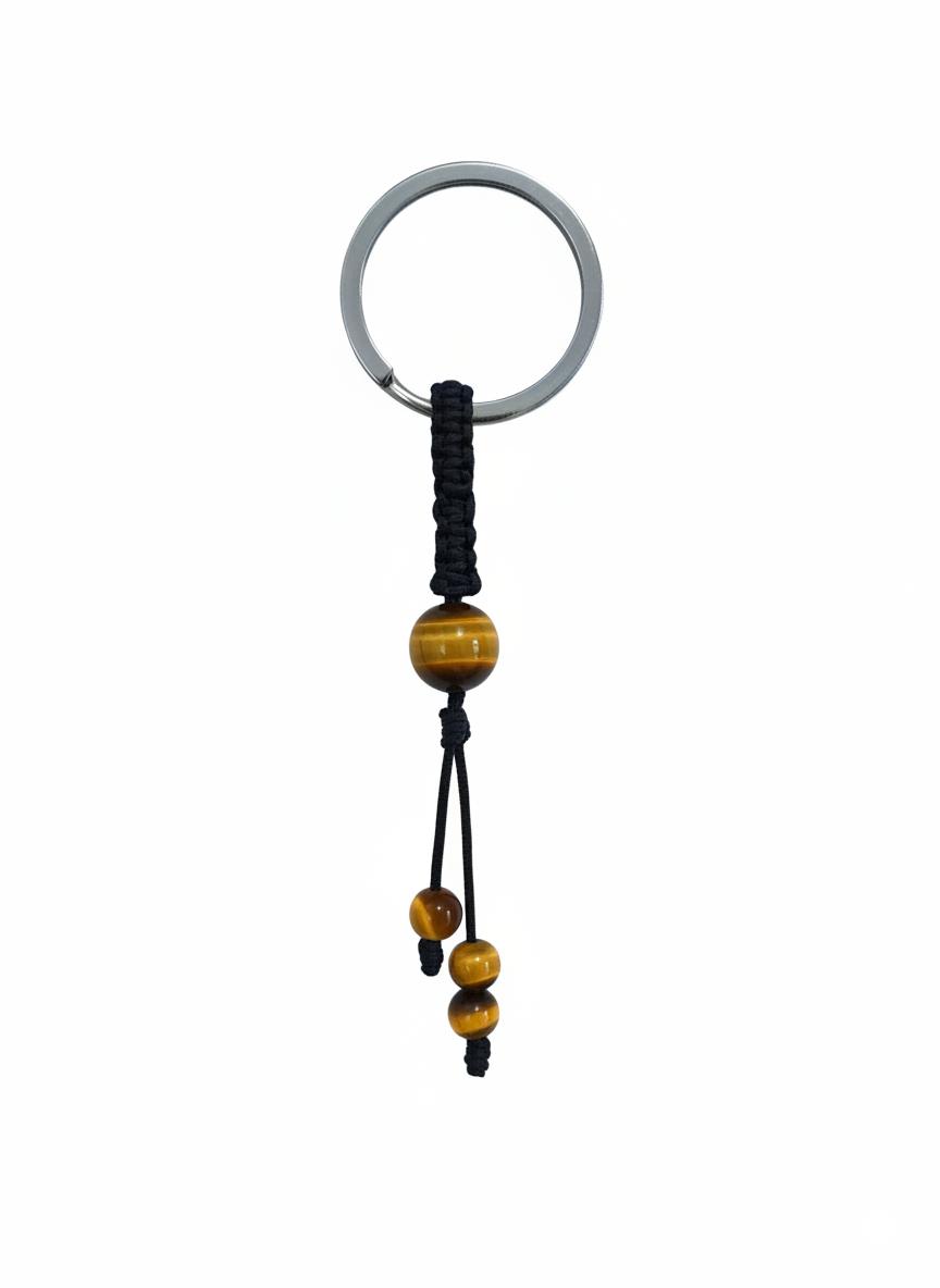 Llavero Artesanal de Piedras Naturales – Energía y Equilibrio Diario