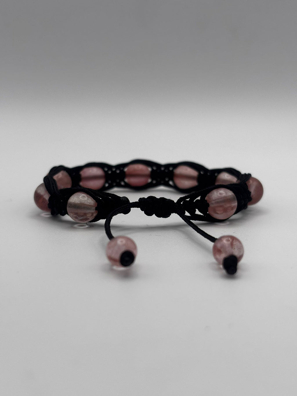 Pulsera de Cuarzo Cereza 8 mm – Vitalidad, Amor y Energía Positiva