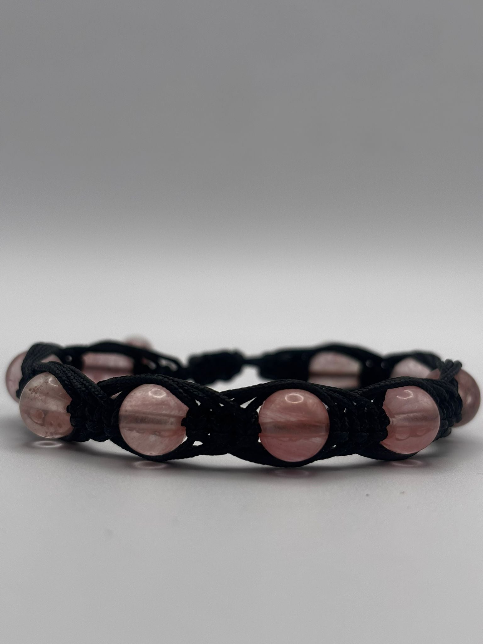Pulsera de Cuarzo Cereza 8 mm – Vitalidad, Amor y Energía Positiva