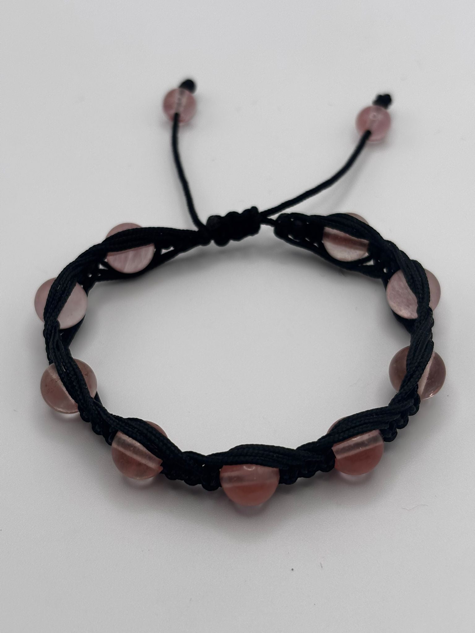Pulsera de Cuarzo Cereza 8 mm – Vitalidad, Amor y Energía Positiva