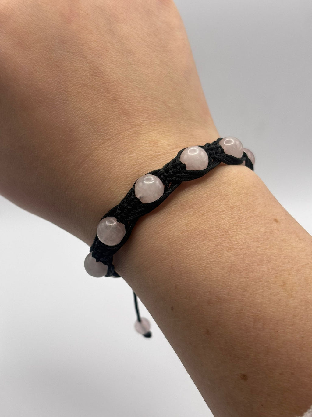Pulsera de Cuarzo Rosa 8 mm – Amor, Armonía y Bienestar Emocional