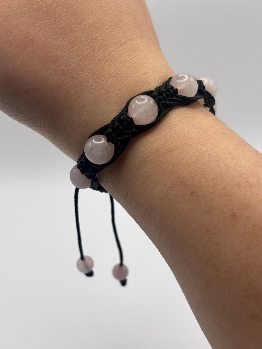 Pulsera de Cuarzo Rosa 8 mm – Amor, Armonía y Bienestar Emocional
