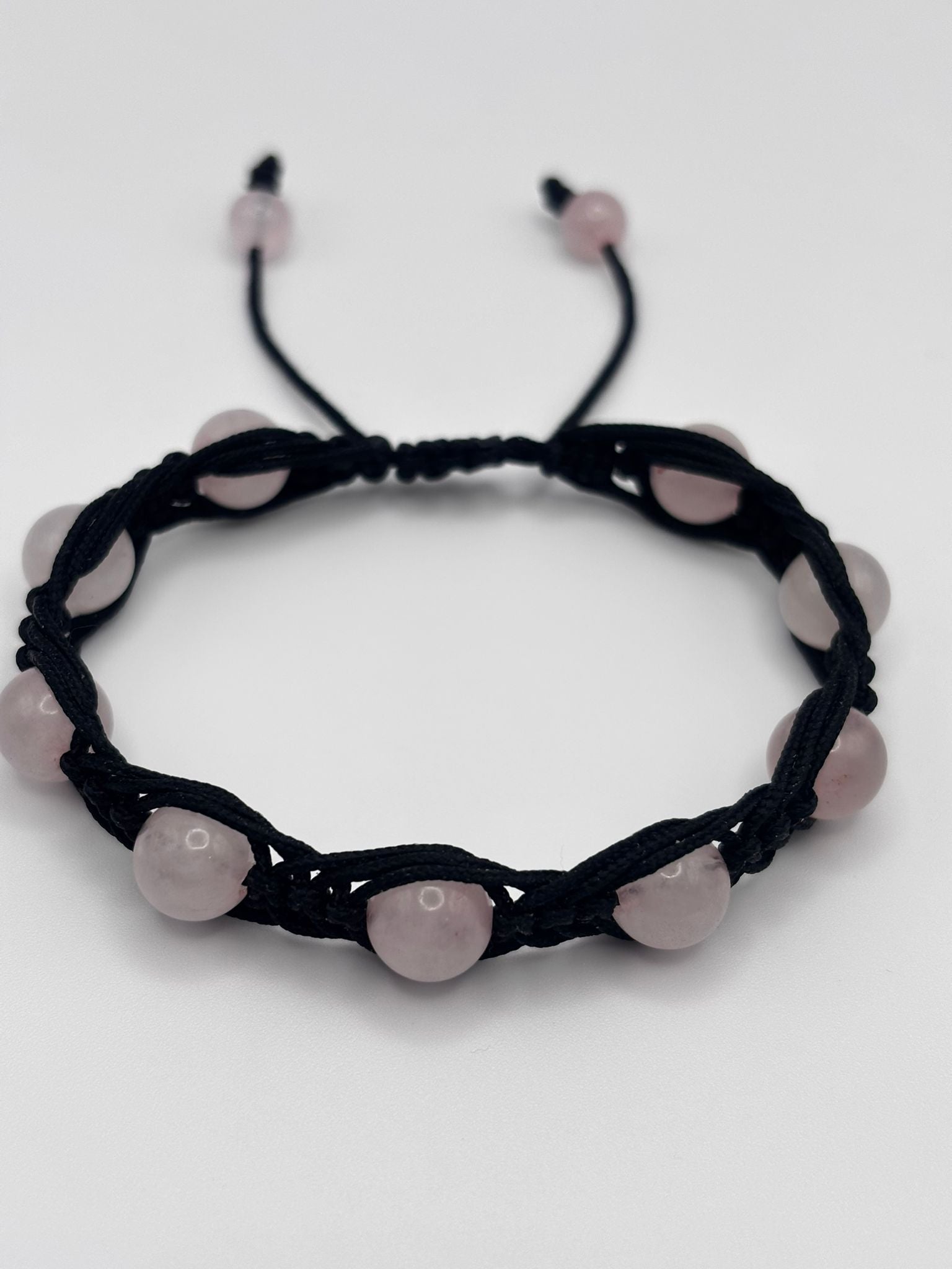 Pulsera de Cuarzo Rosa 8 mm – Amor, Armonía y Bienestar Emocional