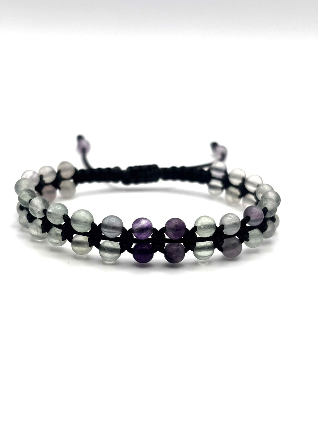 Brazalete de Fluorita 4 mm – Claridad Mental y Equilibrio Energético