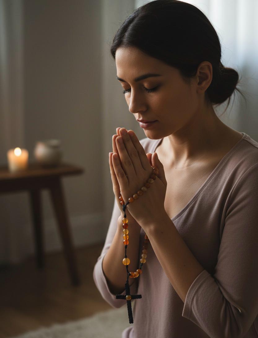 Rosario de Ágata Amarilla – Protección, Fe y Energía Positiva