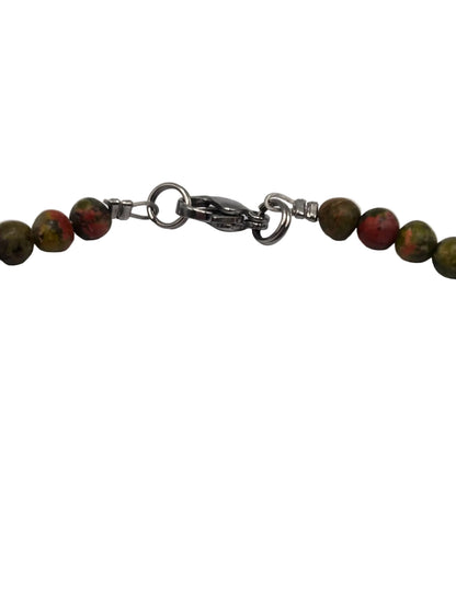 Collar Gargantilla Unakita con Trisquel | Equilibrio y Protección