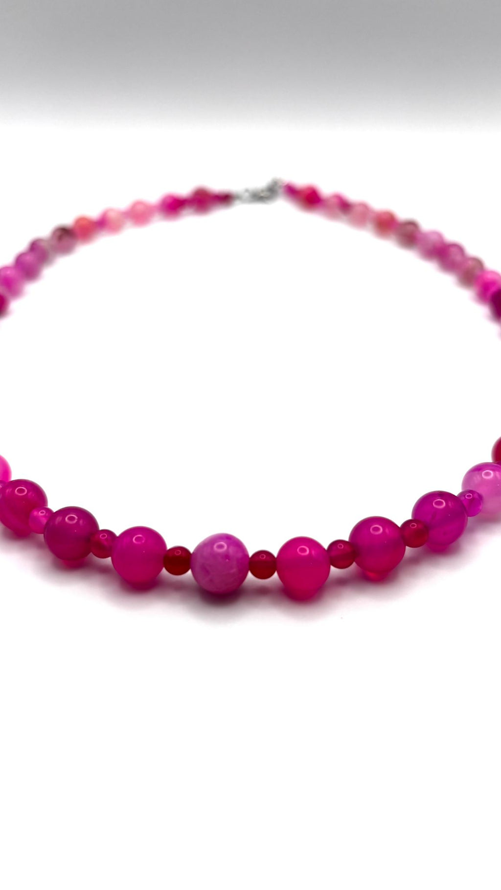 Collar de Ágata Rosa – Armonía y Amor