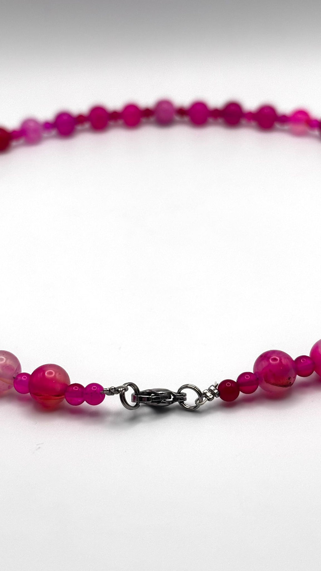 Collar de Ágata Rosa – Armonía y Amor
