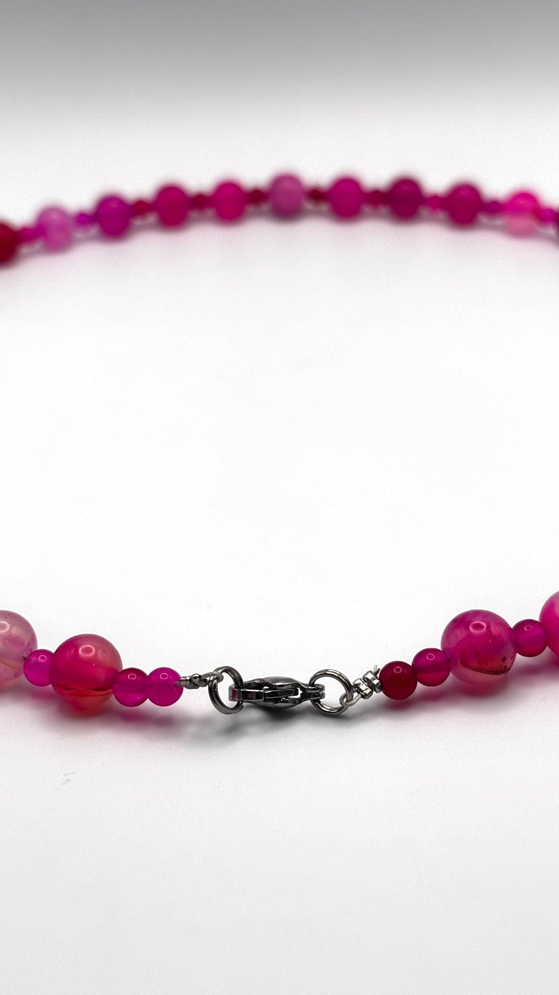 Collar de Ágata Rosa – Armonía y Amor