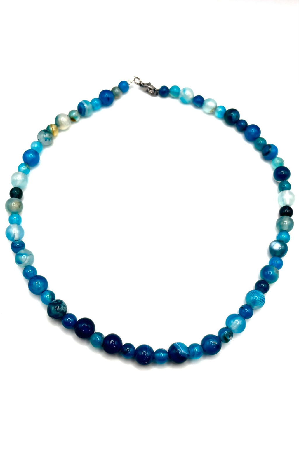 Collar de Ágata Azul – Calma y Comunicación