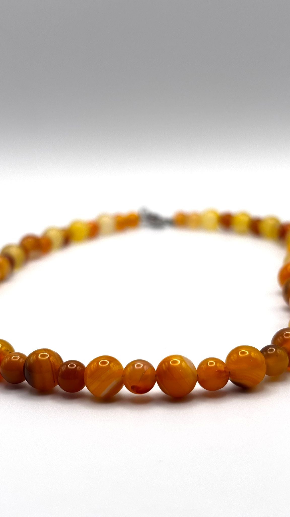 Collar de Ágata Amarilla – Energía y Confianza