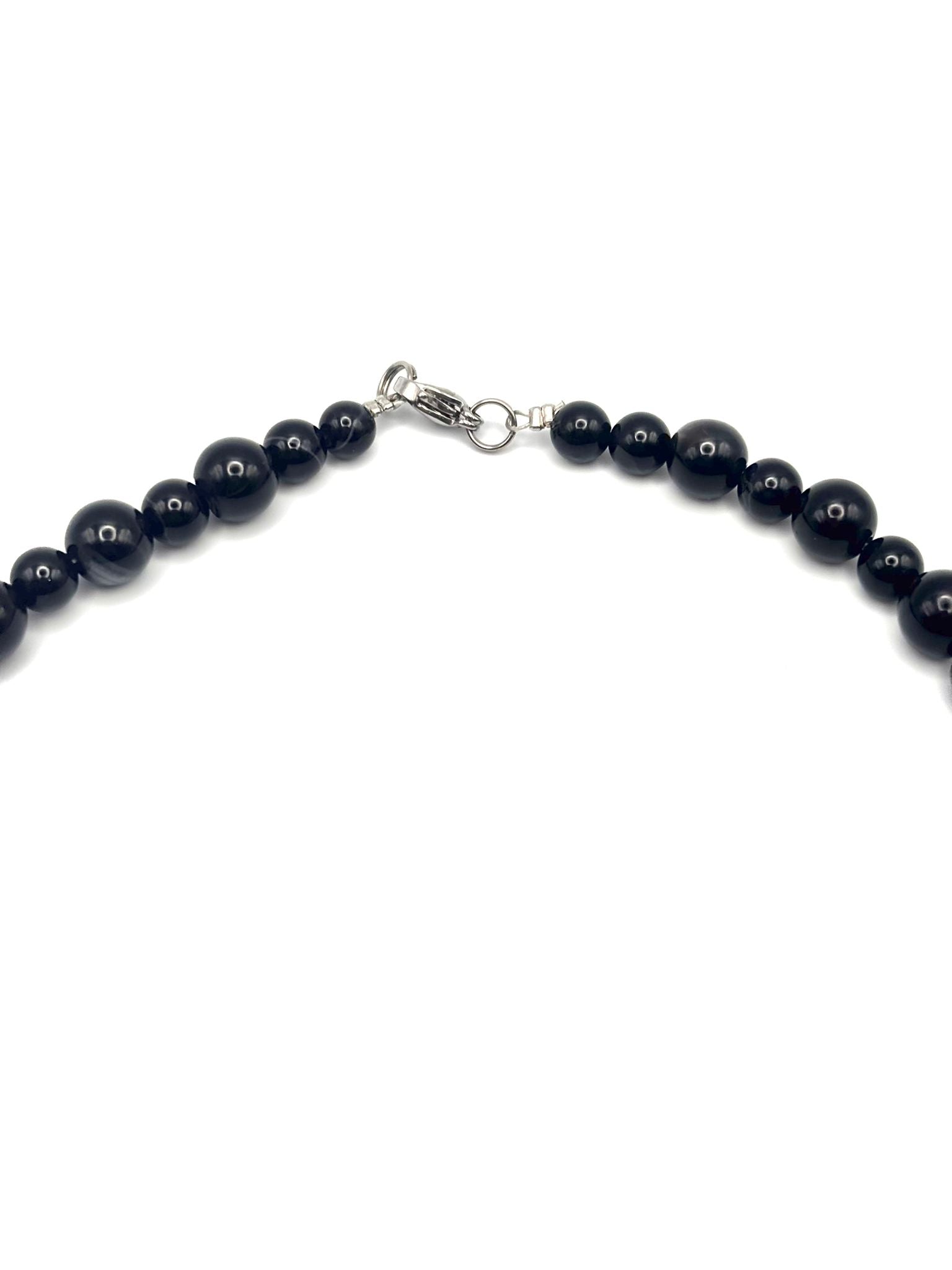 Collar de Ágata Negra – Protección y Fuerza