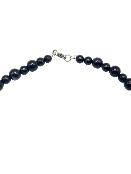 Collar Ágata Negra | Protección y Fuerza