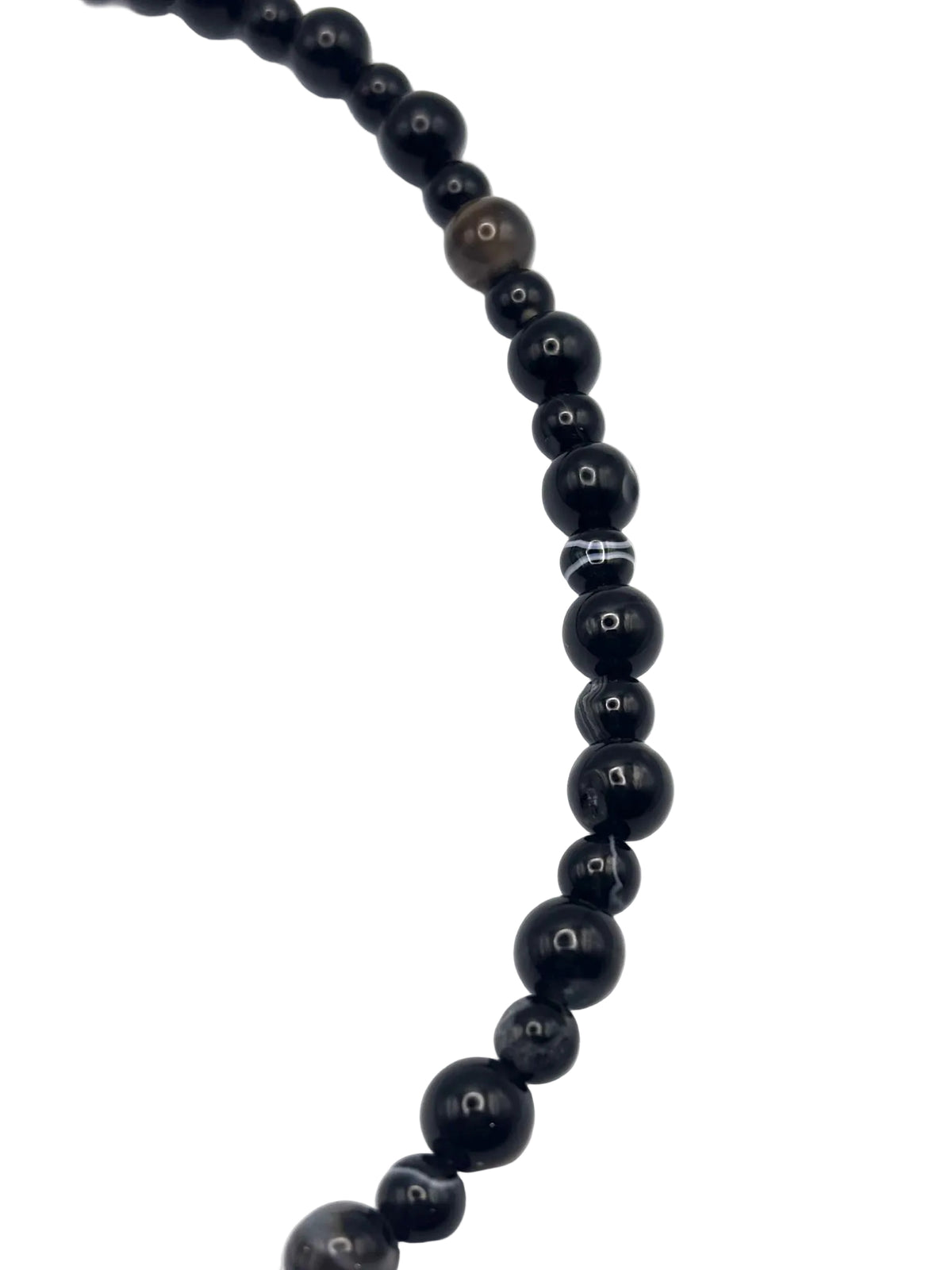Collar Ágata Negra | Protección y Fuerza