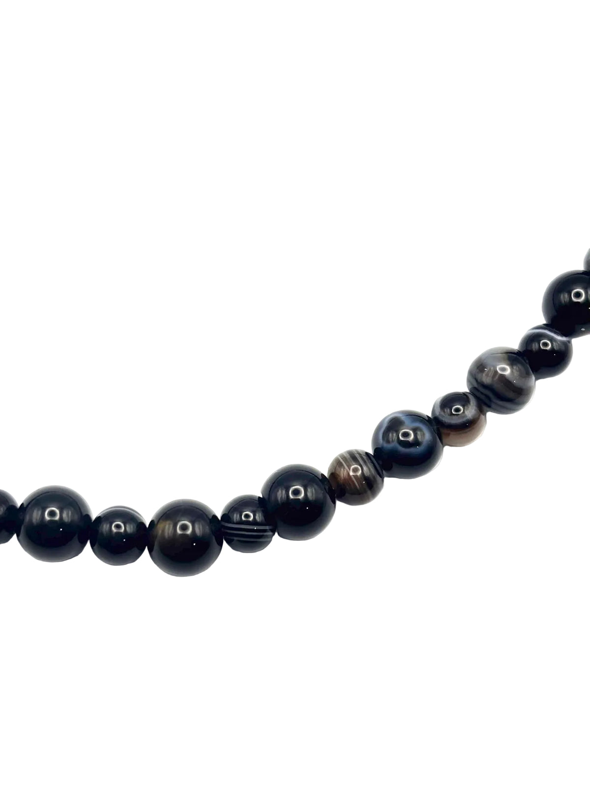Collar Ágata Negra | Protección y Fuerza