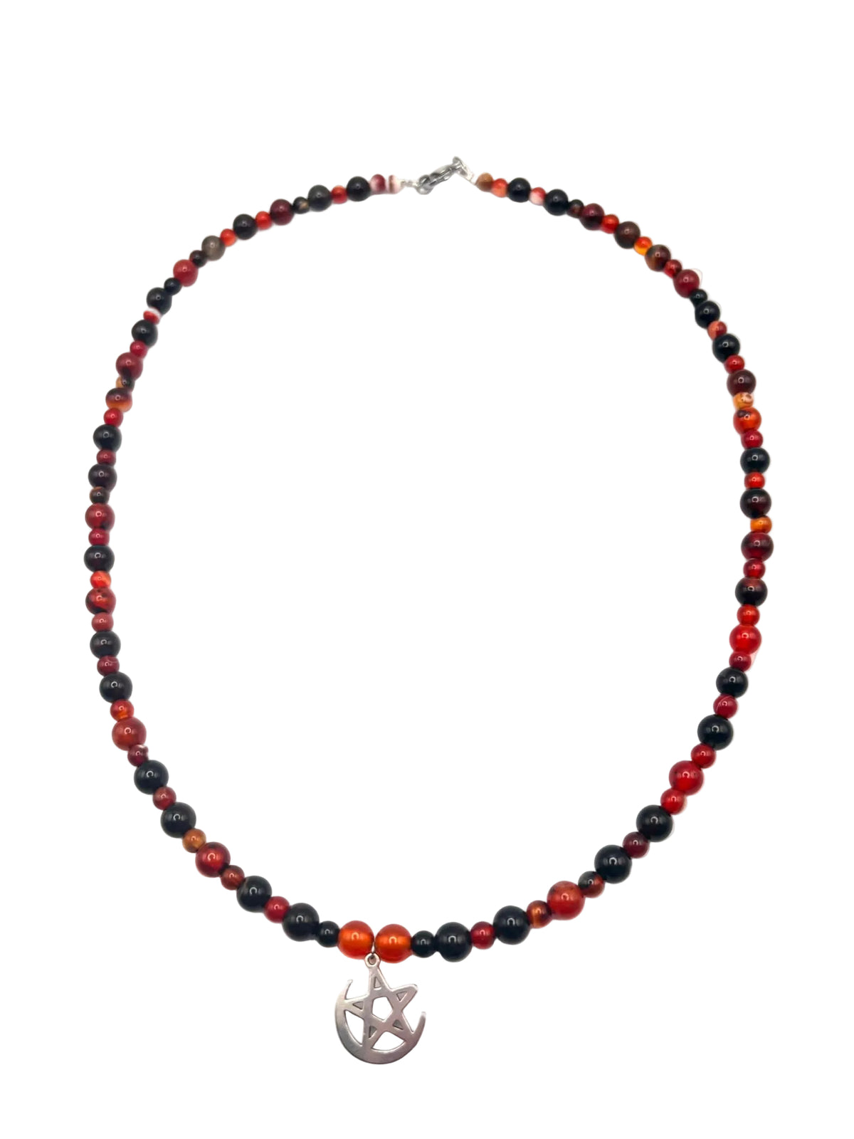 Collar Ágata Fuego | Fuerza y Protección