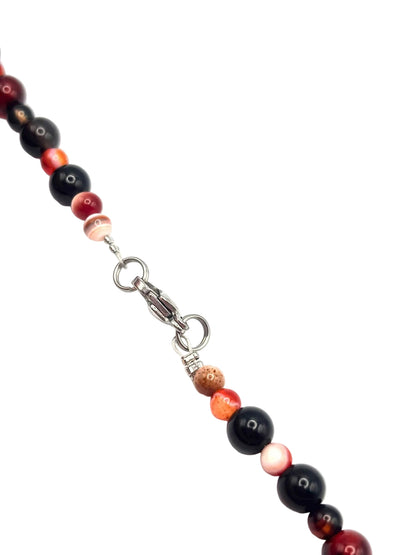 Collar Ágata Fuego | Fuerza y Protección