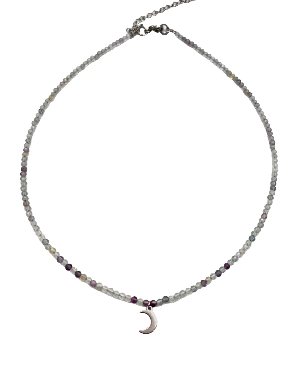 Collar Gargantilla Fluorita Facetada | Claridad y Equilibrio