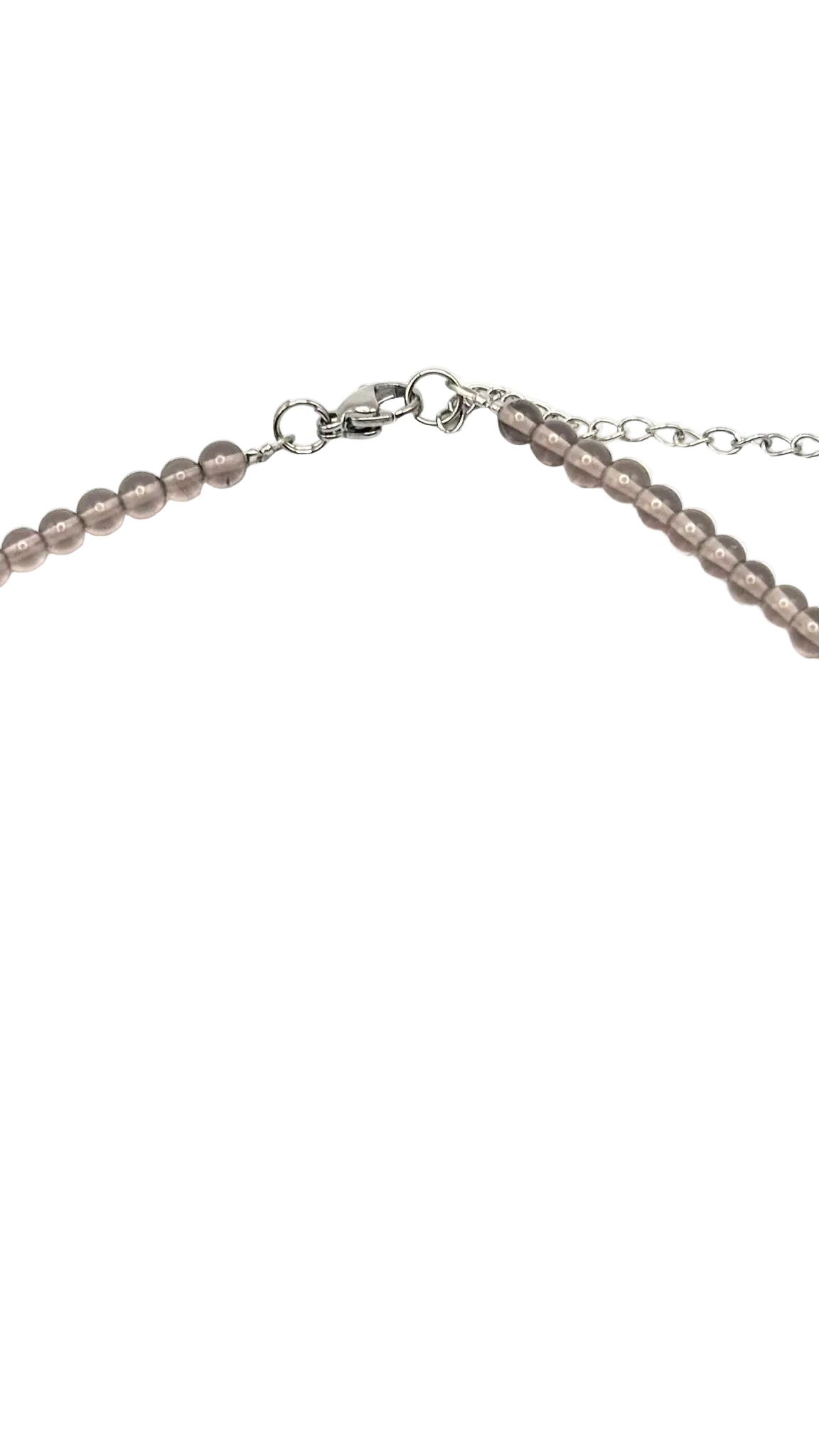 Collar Gargantilla Cuarzo Ahumado con Trisquel | Protección y Equilibrio