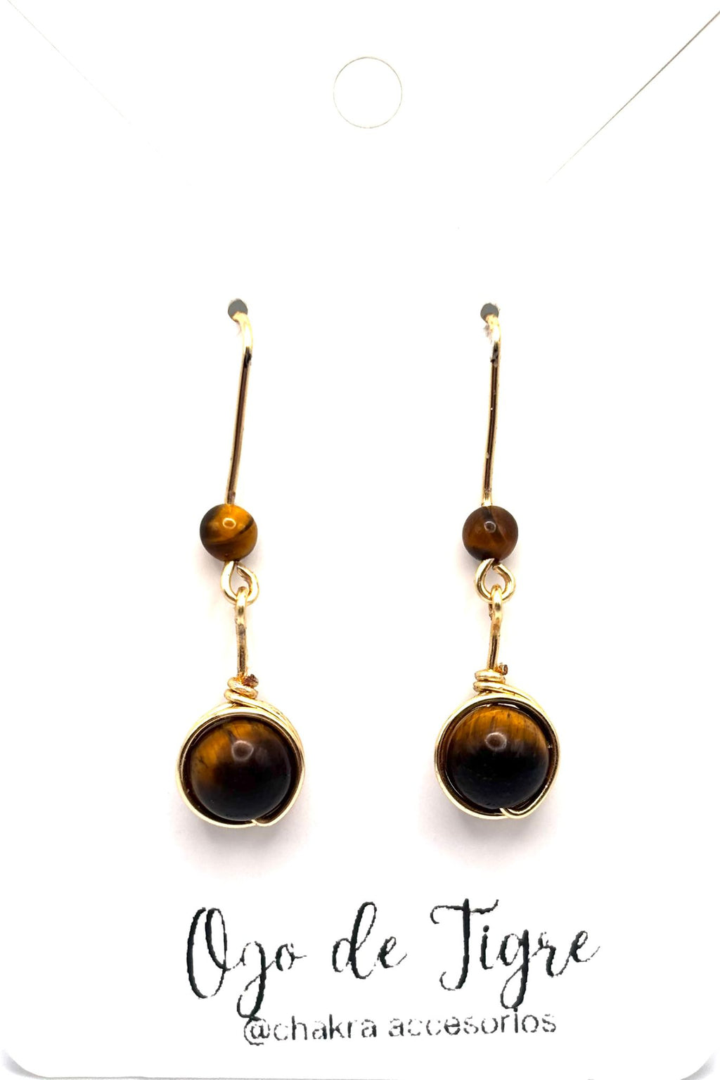 Pendientes Largos de Ojo de Tigre – Fuerza, Protección y Elegancia Natural