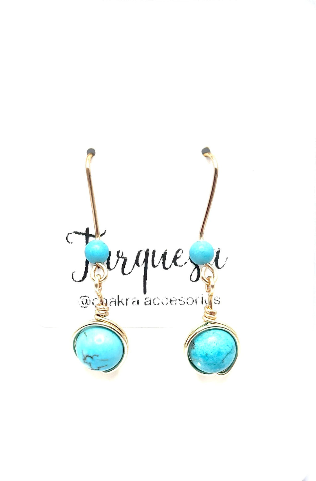 Pendientes Largos de Turquesa – Protección, Equilibrio y Estilo Natural