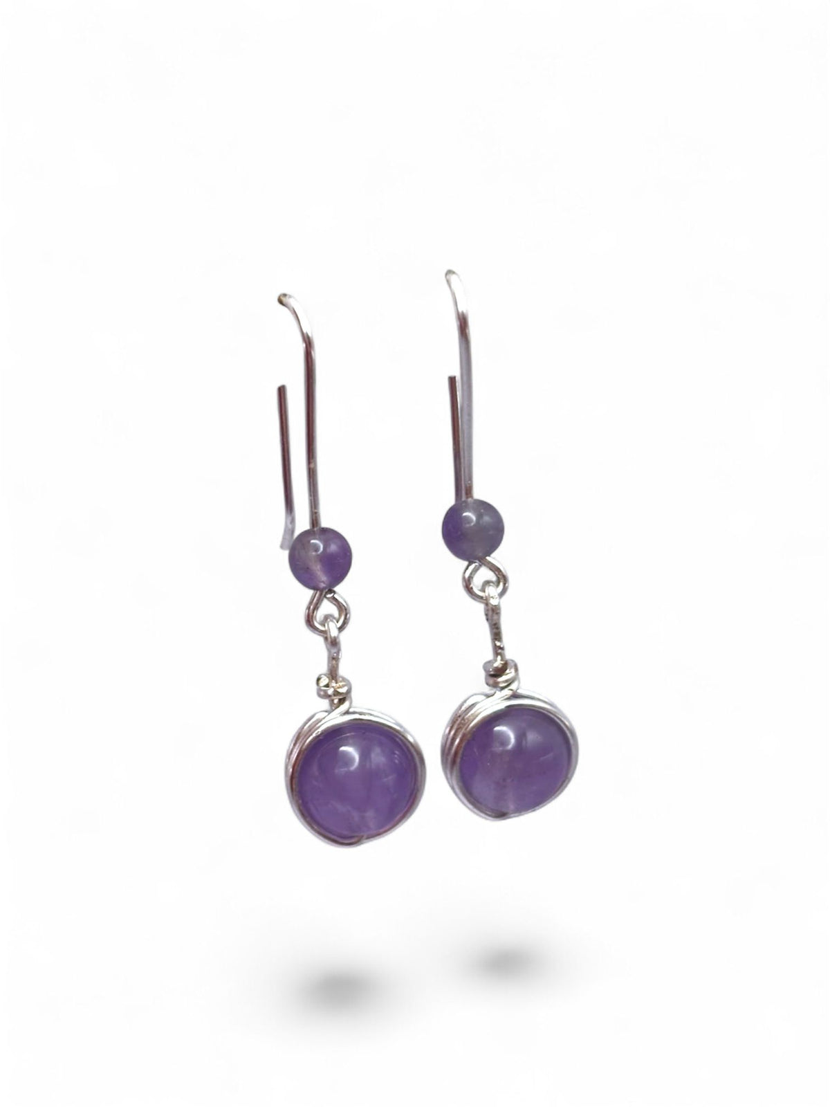 Pendientes Largos de Amatista – Calma, Protección y Elegancia Natural