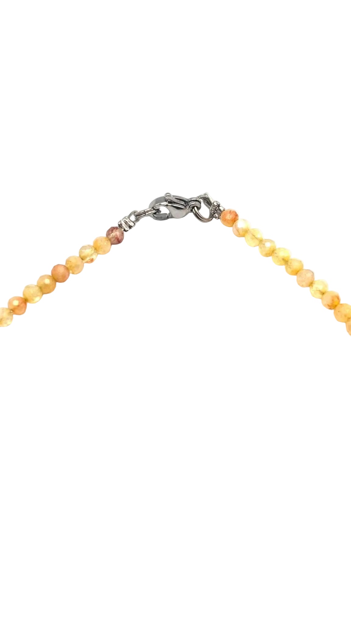 Collar Gargantilla Citrino con Luna | Abundancia y Luz Interior