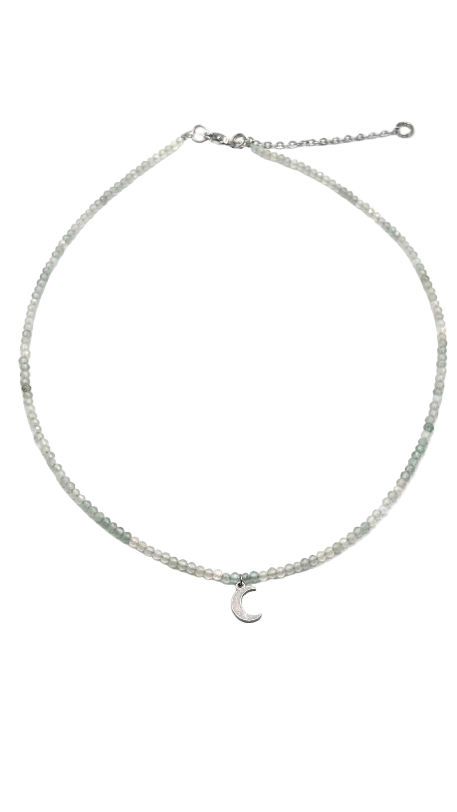 Collar Gargantilla Aventurina con Luna | Suerte y Armonía