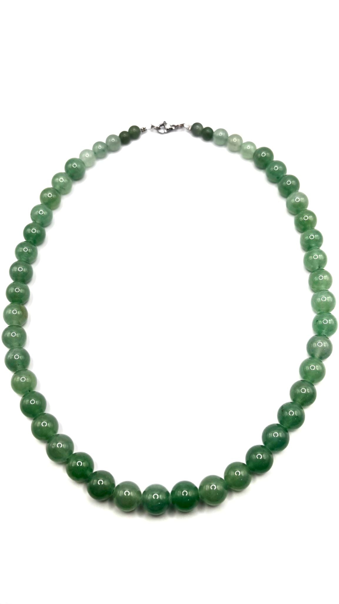 Collar de Aventurina 10 mm – Equilibrio, Suerte y Energía Natural