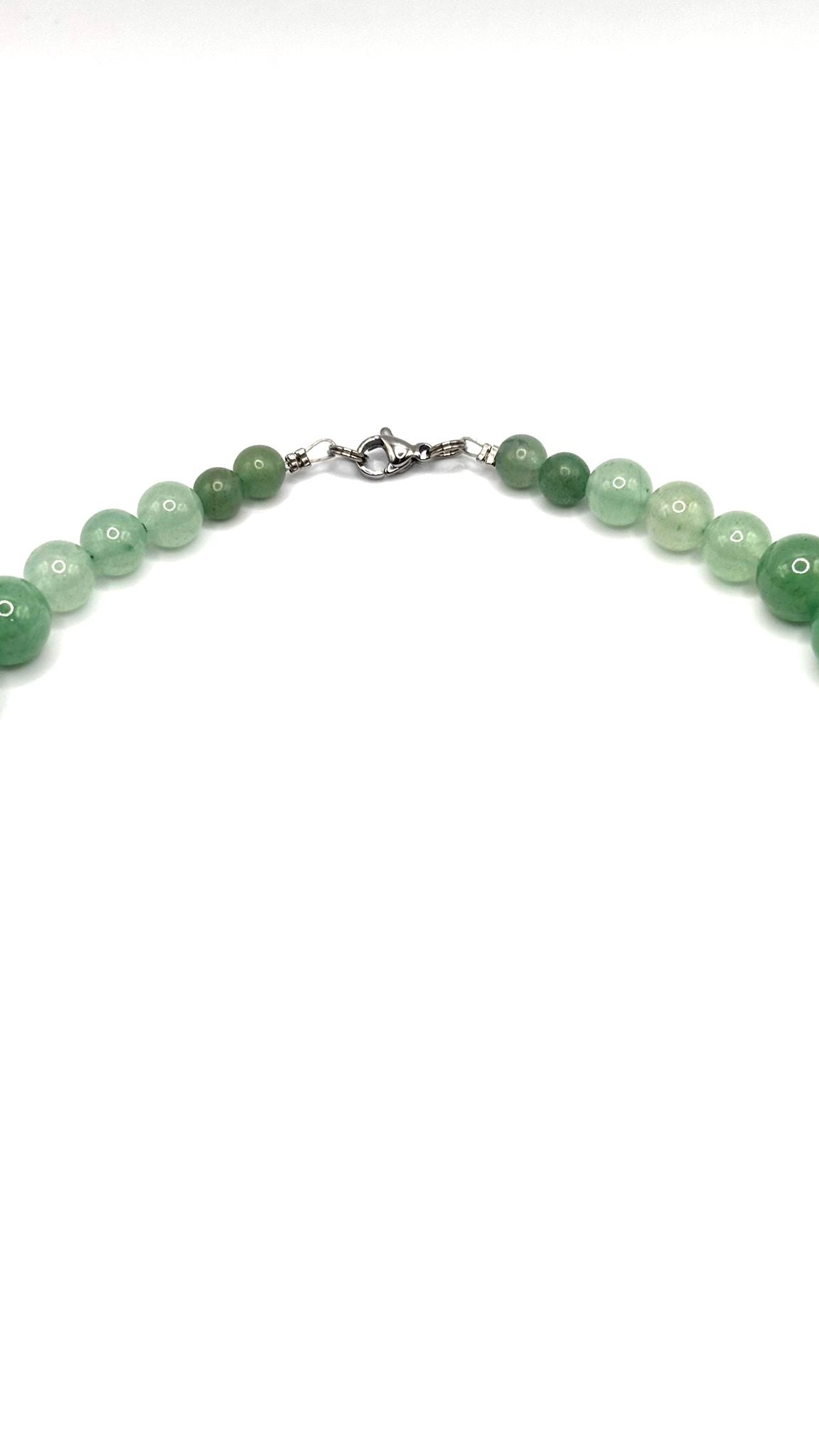 Collar de Aventurina 10 mm – Equilibrio, Suerte y Energía Natural