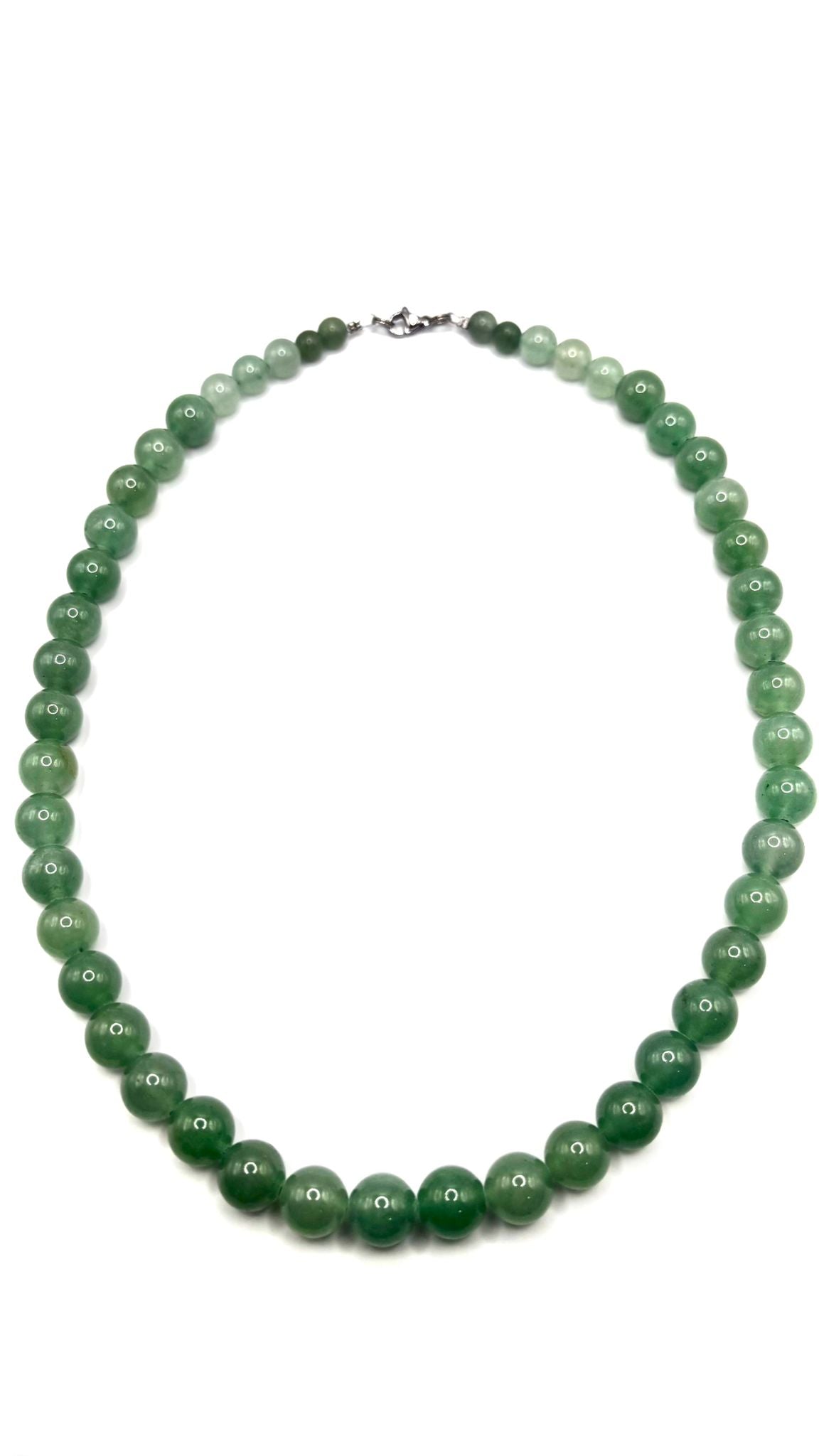 Collar de Aventurina 10 mm – Equilibrio, Suerte y Energía Natural