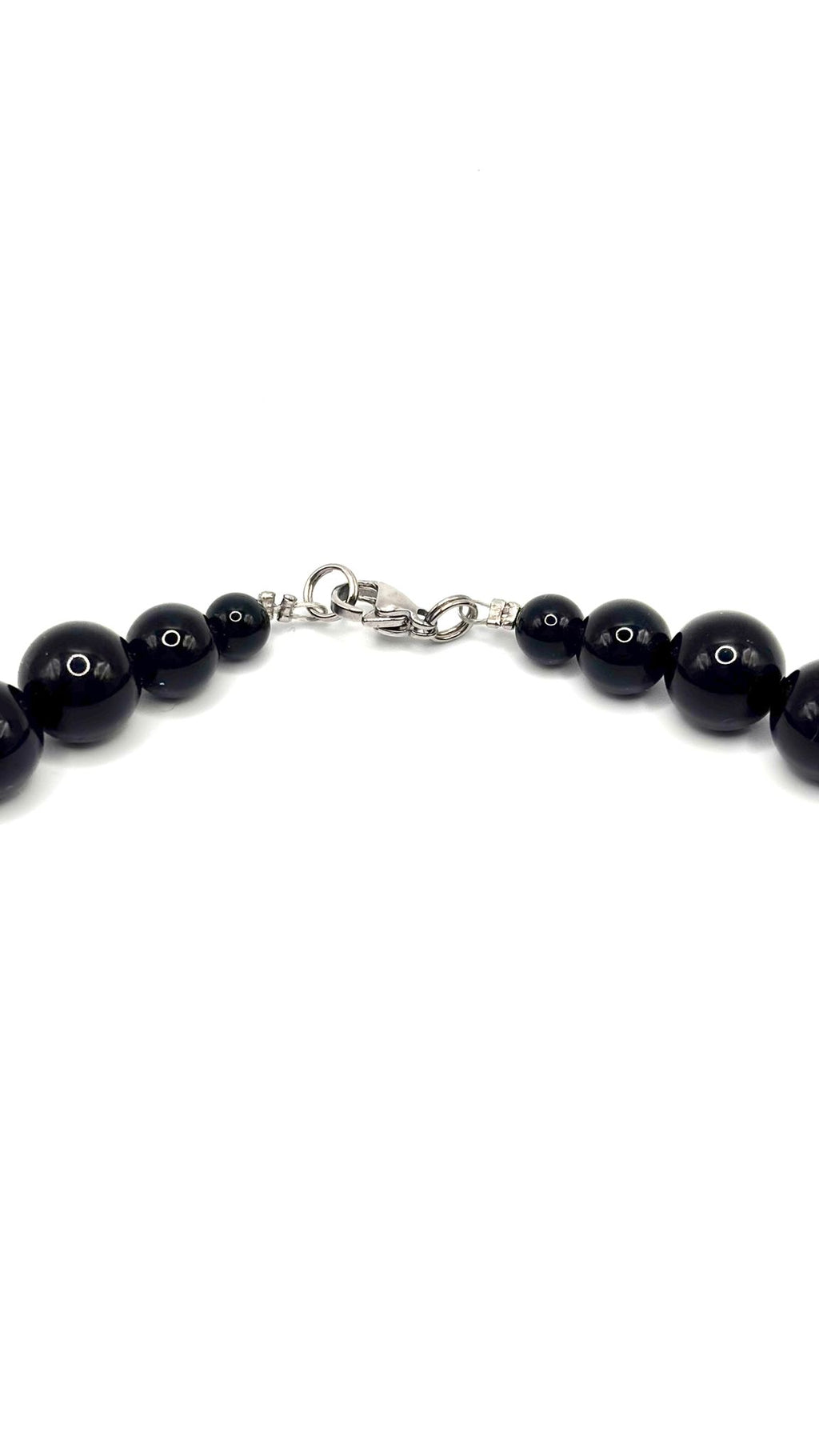 Collar de Ónix 10 mm – Protección, Fuerza y Elegancia Atemporal