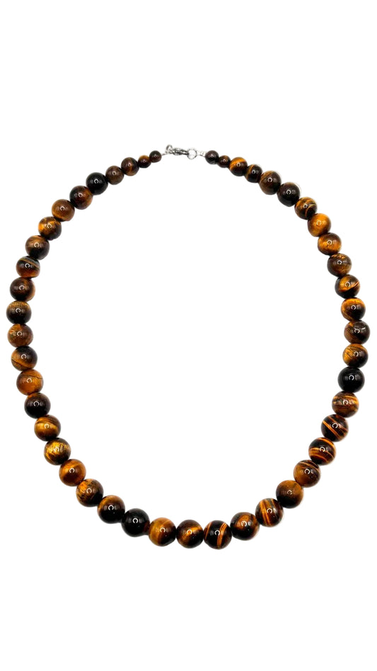 Collar de Ojo de Tigre  – Fuerza, Protección y Energía Natural