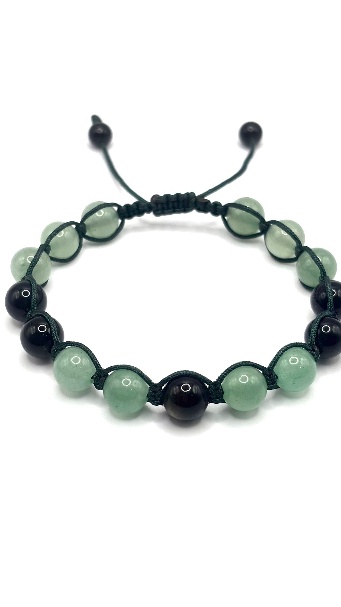 Pulsera de Aventurina y Obsidiana I Protección y Bienestar