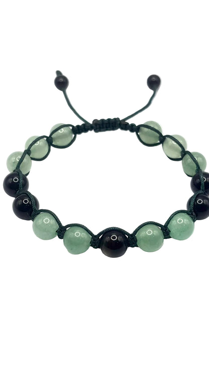 Pulsera Aventurina y Obsidiana | Calma y Protección