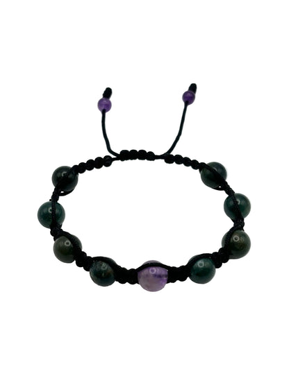 Pulsera Azurita y Amatista | Claridad, Calma y Conexión