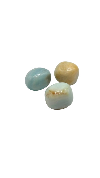 Piedras Rodadas de Amazonita – Armonía y Equilibrio Natural (3 piezas)