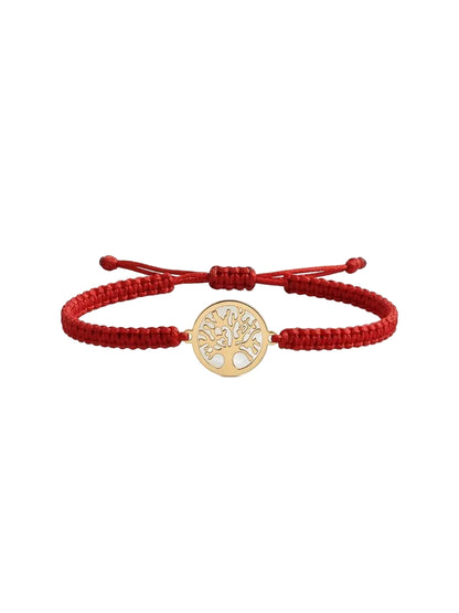 Pulsera Árbol de la Vida Roja | Fuerza y Crecimiento