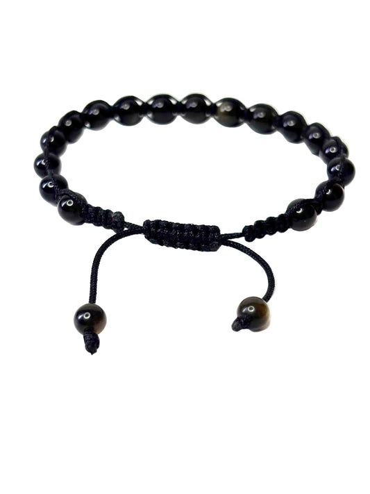 Pulsera Obsidiana Negra | Protección y Fuerza
