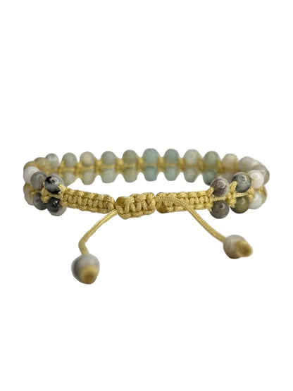 Brazalete Amazonita | Paz y Armonía Interior
