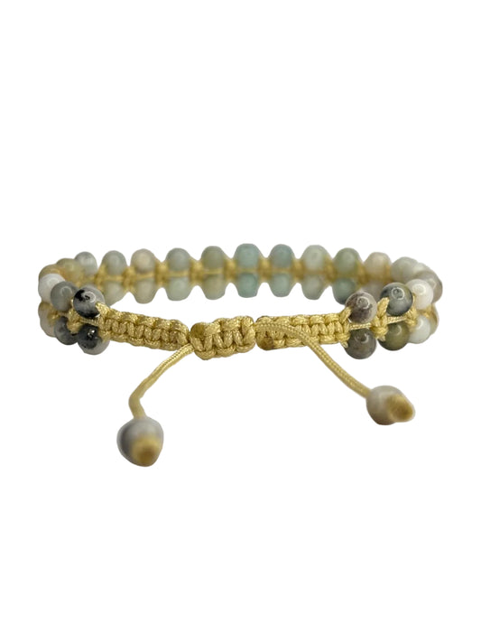 Brazalete Amazonita | Paz y Armonía Interior