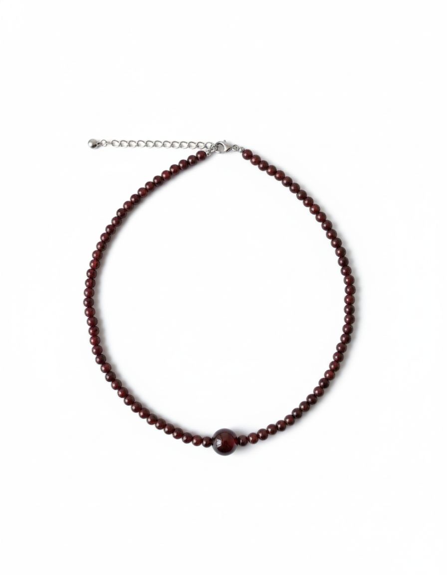 Gargantilla de Granate – Energía, Vitalidad y Protección Personal