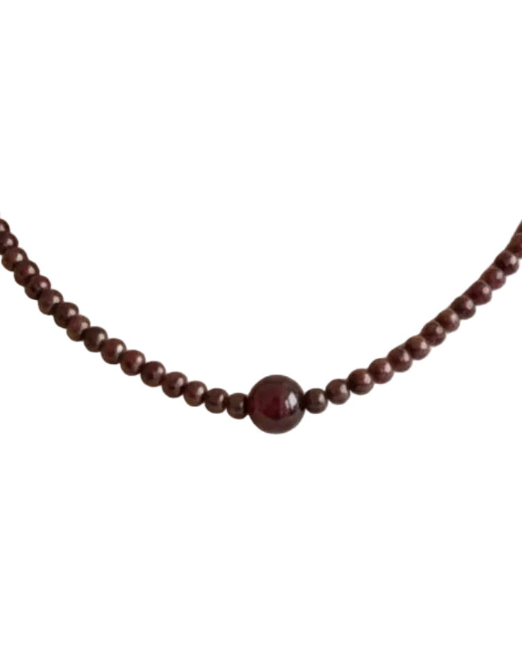Collar Gargantilla Granate | Energía y Vitalidad